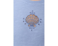 Футболка Splendid Seashell Emb с коротким рукавом