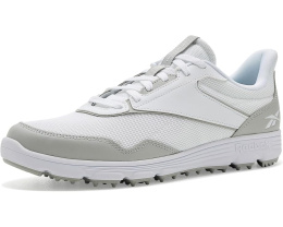 Кроссовки Reebok Course Ease для гольфа белые с серыми вставками