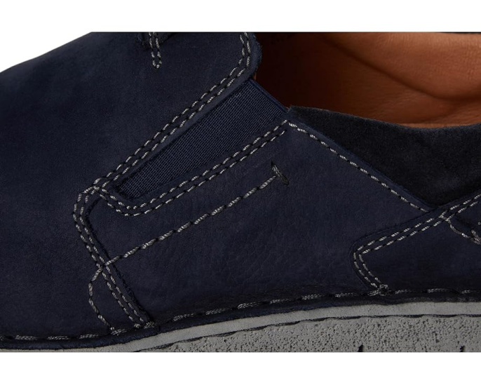 Мокасины Josef Seibel Ruben 03 из нубука с ручной строчкой