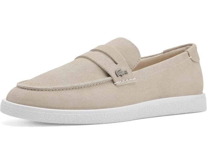 Кроссовки Lacoste Cochet из качественной кожи с круглым носком