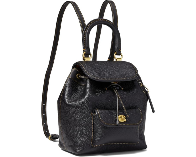 Soft Pebble Leather Riya Backpack 21