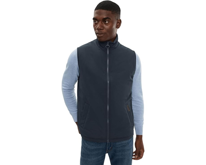 Barbour Hepscott легкая стеганая безрукавка на молнии