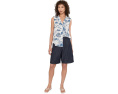 Джинсовые шорты NYDJ Gwen Relaxed Bermuda Denim в темном индиго
