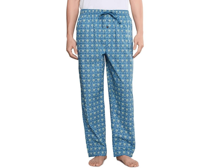 Пижамные штаны Tommy Bahama из хлопка с принтом и карманами