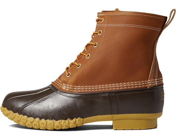 L.L.Bean Ботинки Bean Boots 8 дюймов с подкладкой из фланели и PrimaLoft