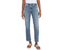 Джинсы 7 For All Mankind Calie Straight Ankle с высокой посадкой и прямым кроем