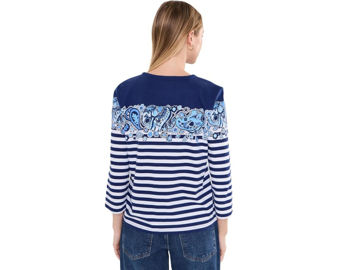 Топ Lilly Pulitzer Clairmont с рукавом 3/4