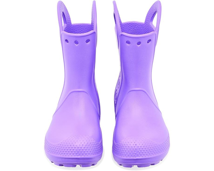 Резиновые сапоги Crocs Handle It для малышей с ручками и светоотражающим логотипом