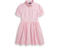 Платье-рубашка из хлопкового оксфорда для детей постарше Polo Ralph Lauren Kids