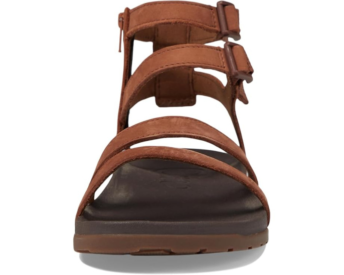 Высокие сандалии Chaco Lowdown Leather Strappy High из мягкой замши