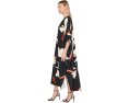 Natori Кафтан Kami Caftan с принтом черный
