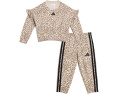 AOP Flutter Sleeve Pullover and Barrel Pant Set (Toddler/Little Kid)