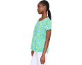 Топ Lilly Pulitzer Etta с круглым вырезом из пима-хлопка