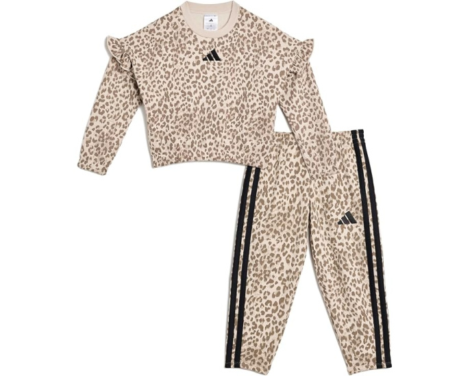 AOP Flutter Sleeve Pullover and Barrel Pant Set (Toddler/Little Kid)