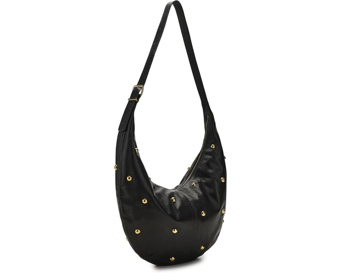 Сумка The Essential Curve Shoulder Bag из кожи со стразами Madewell
