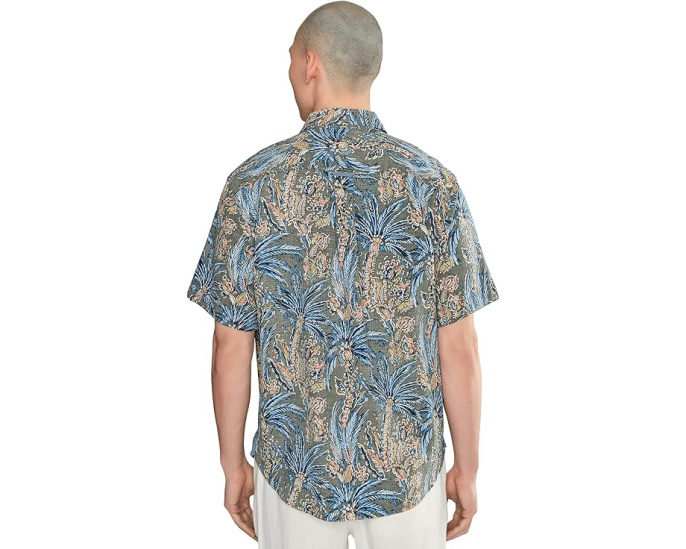 Рубашка Tommy Bahama Nova Wave Feira Fronds цвета пальмового мха