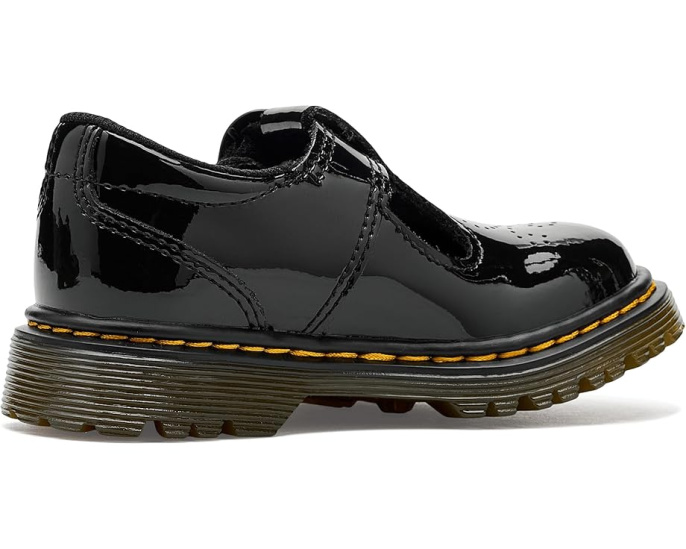 Туфли T-bar Dr. Martens Polley II T для малышей с перфорацией