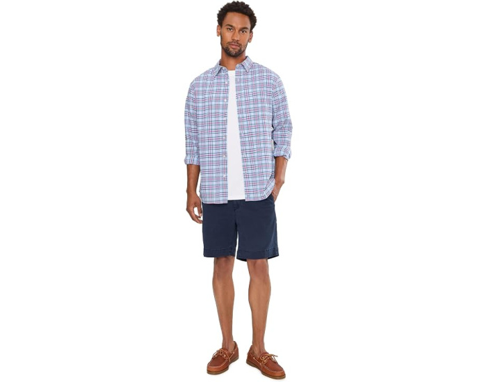 Рубашка Tiki Torch Plaid в клетку из хлопка Vineyard Vines