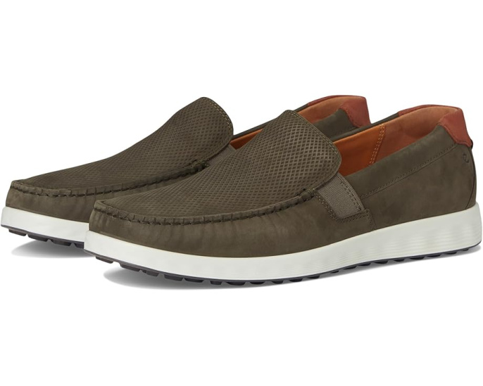 Лоферы ECCO S Lite Moc Summer из натуральной кожи с перфорацией