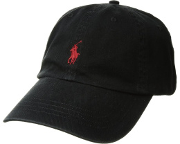 Классическая бейсболка Polo Ralph Lauren из хлопкового твила с вышитым логотипом