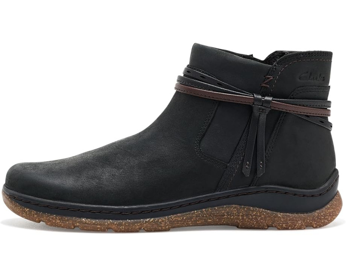 Ботинки Clarks Orlene Roam на каблуке из мягкой кожи