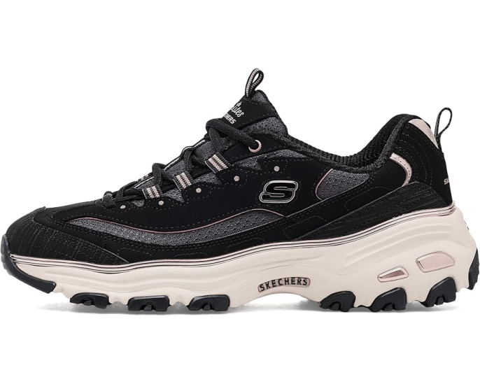 Кроссовки Skechers D'Lites Chrome Wave с хромированной отделкой