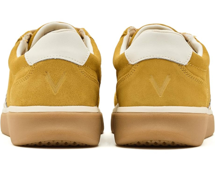 Кроссовки VIONIC City Walk из кожи и замши цвета дижон