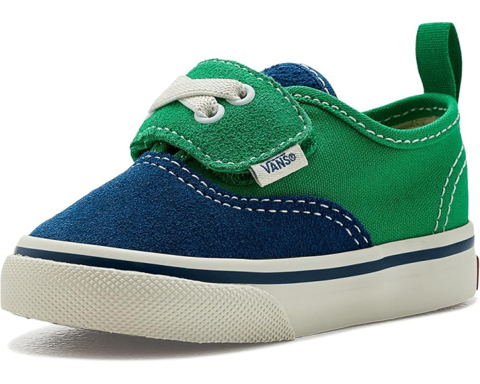 Кроссовки Vans Kids Old Skool V с двумя застежками на липучке и усиленным мыском