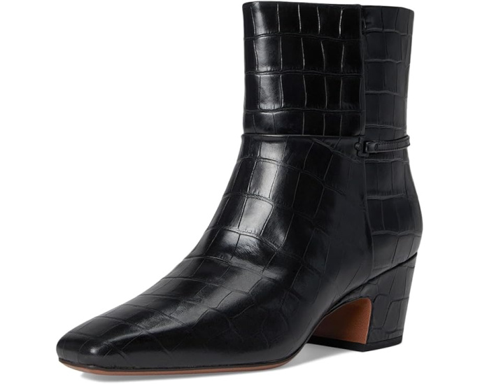 Ботильоны Franco Sarto Saydie из замши с квадратным носком