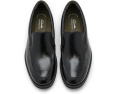 Clarks Emmet Step туфли на каждый день из черной гладкой кожи