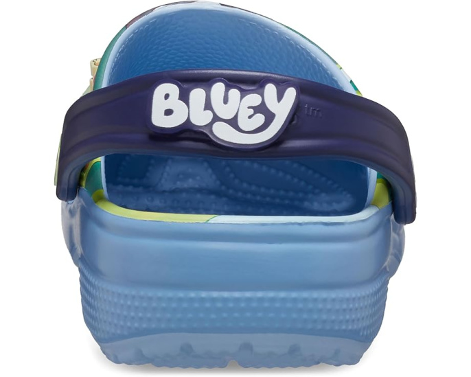 Детские сабо Crocs Bluey Classic Clogs с принтом и несъемными аксессуарами