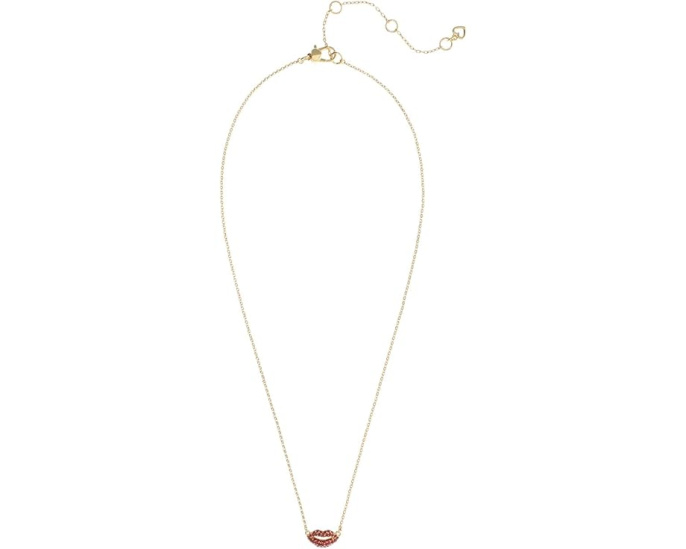 Кулон Kate Spade New York Lips Mini в форме губ с цепочкой