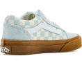 Кроссовки Vans Kids Old Skool с усиленным мыском и клетчатым узором