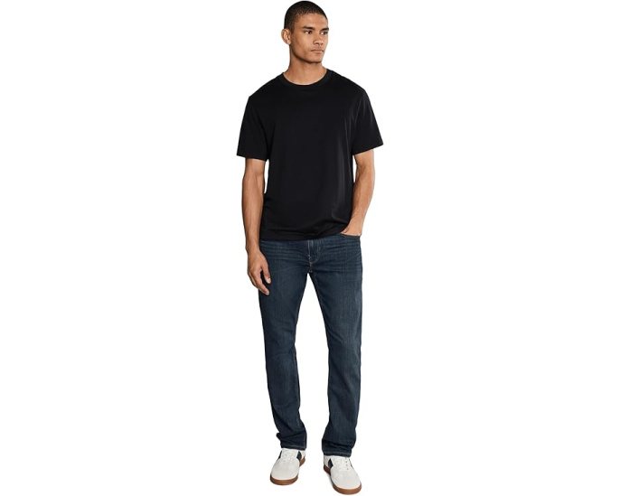 Paige джинсы Federal Transcend Slim Straight в темном оттенке Thorin