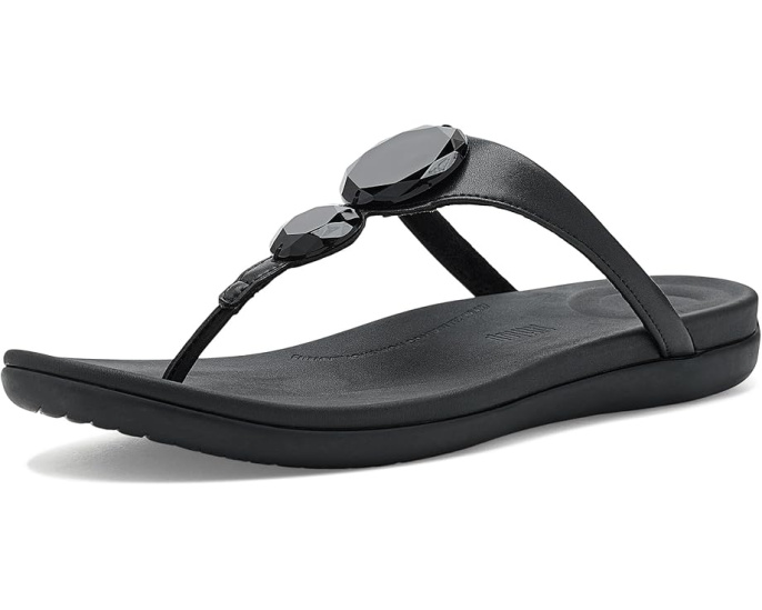 Босоножки Solay Glossy Disc с перепонкой на мыске FitFlop