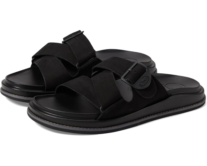 Сандалии Chaco Townes Slide из кожи с поддержкой свода стопы