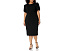 Платье Calvin Klein Plus Size Tulip Sleeved Seamed Sheath с застежкой-молнией