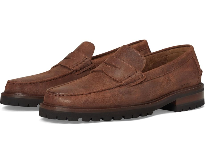 Johnston & Murphy Collier Penny из мягкой замши со стелькой TRUFOAM