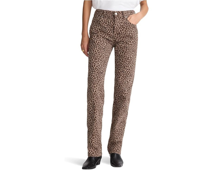 Джинсы Madewell Longline Straight с прямой линией в цвете Dark Mocha