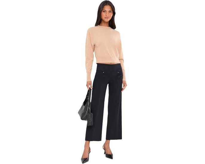 Брюки Elliott Lauren Control Stretch с широкой штаниной и эластичным поясом