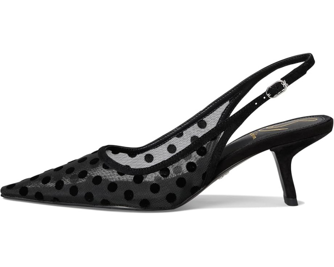 Туфли Sam Edelman Bianka Sling 3 с сетчатым верхом в горошек