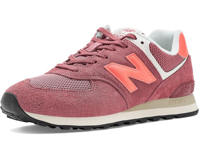 Кроссовки New Balance 574v2 с текстильным верхом и мягкой кожей
