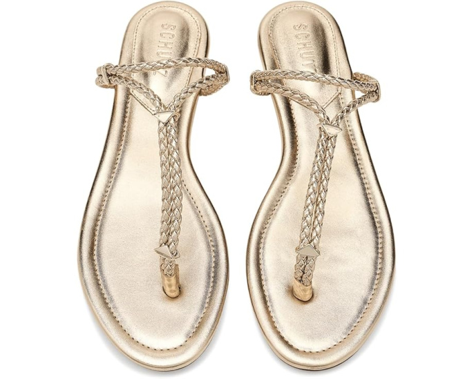 Балетки Schutz Cordelia Flat с открытым мысом и цепочкой