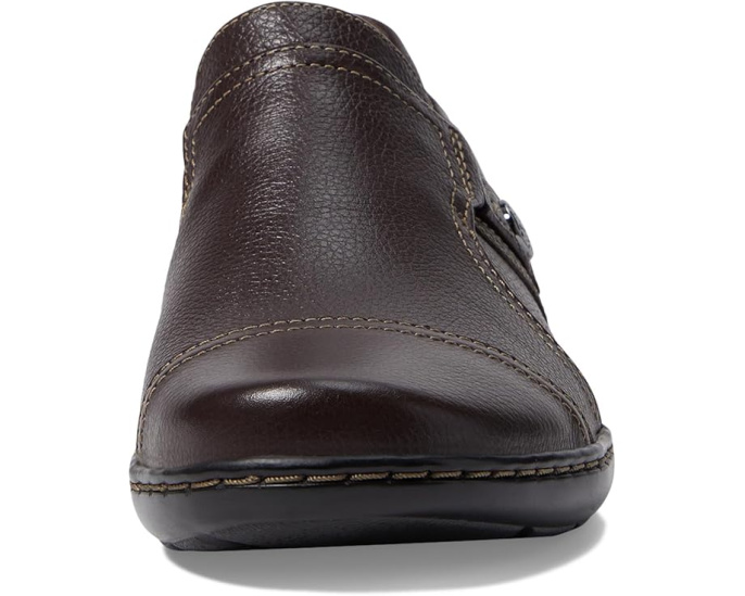 Мокасины Clarks Cora Poppy из текстурированной кожи и текстиля