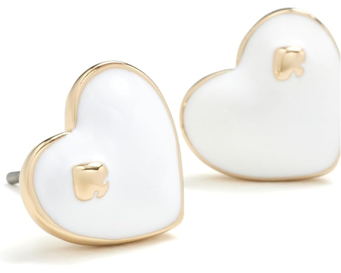 Серьги-гвоздики Heart Spade от Kate Spade New York