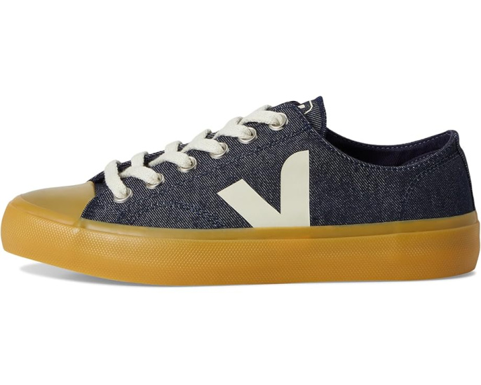 VEJA Wata II Low кроссовки из хлопка с контрастным логотипом