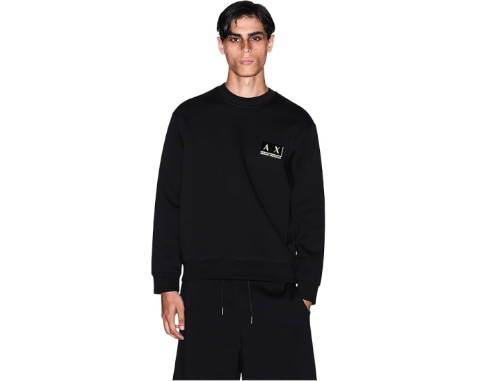 Свитшот Armani Exchange с золотыми деталями