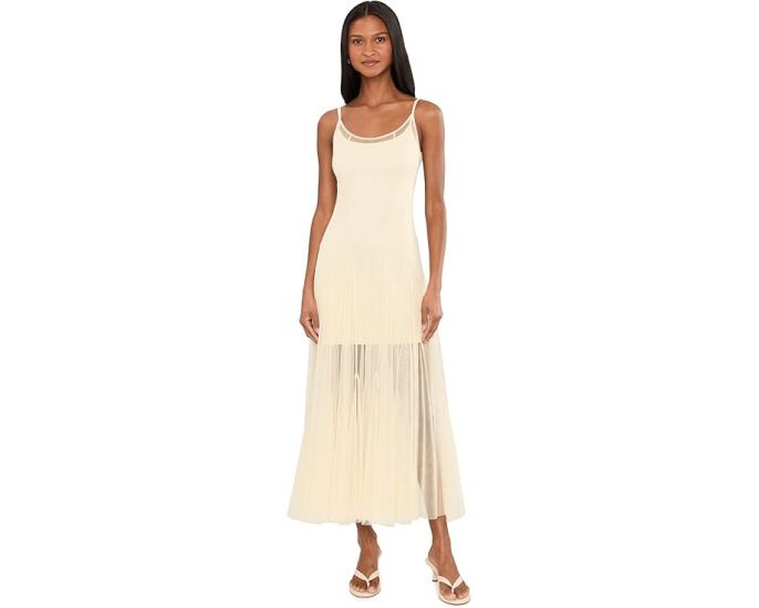 AllSaints платье Harmonia Dress из полиэстера с регулируемыми бретелями
