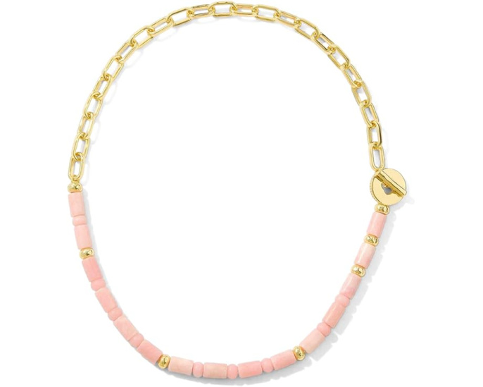Kendra Scott колье Lindsey Beaded Half Chain из бисера и цепи