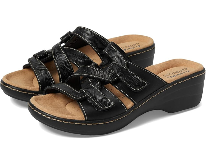 Сандалии Clarks Merliah Karli на липучках с технологией Cushion Soft
